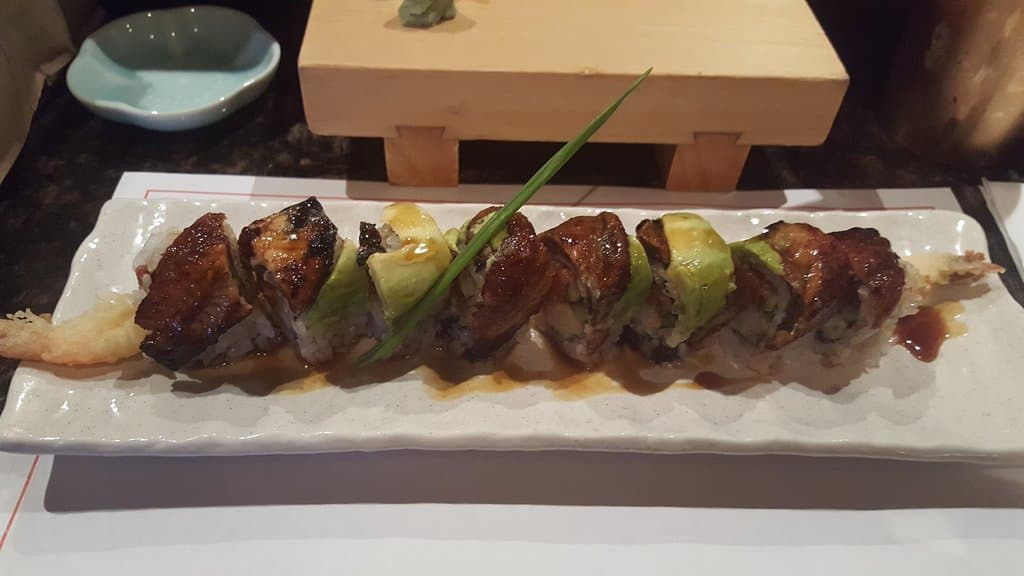 Shrimp tempura eel roll
