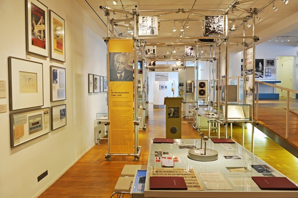 Blick in die Dauerausstellung im Theodor-Heuss-Haus