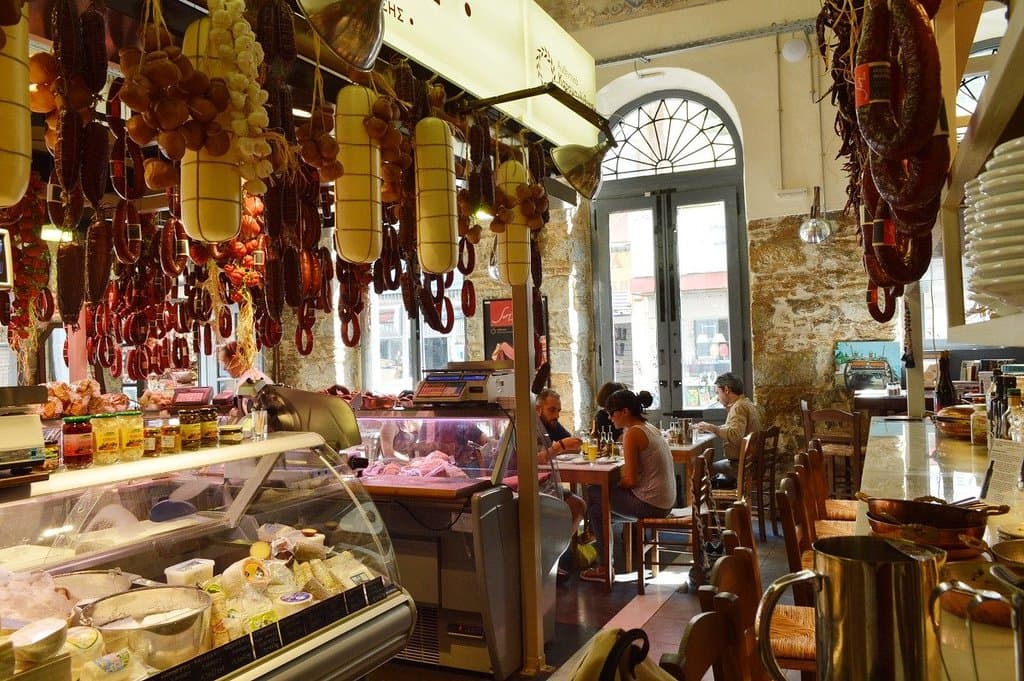 Interior view of Karamanlidika Athens