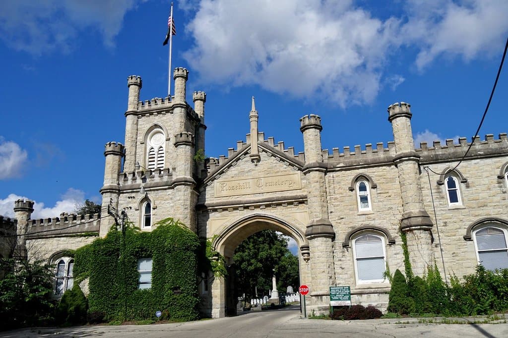 The main entrance.
