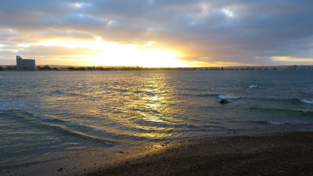 atardecer...