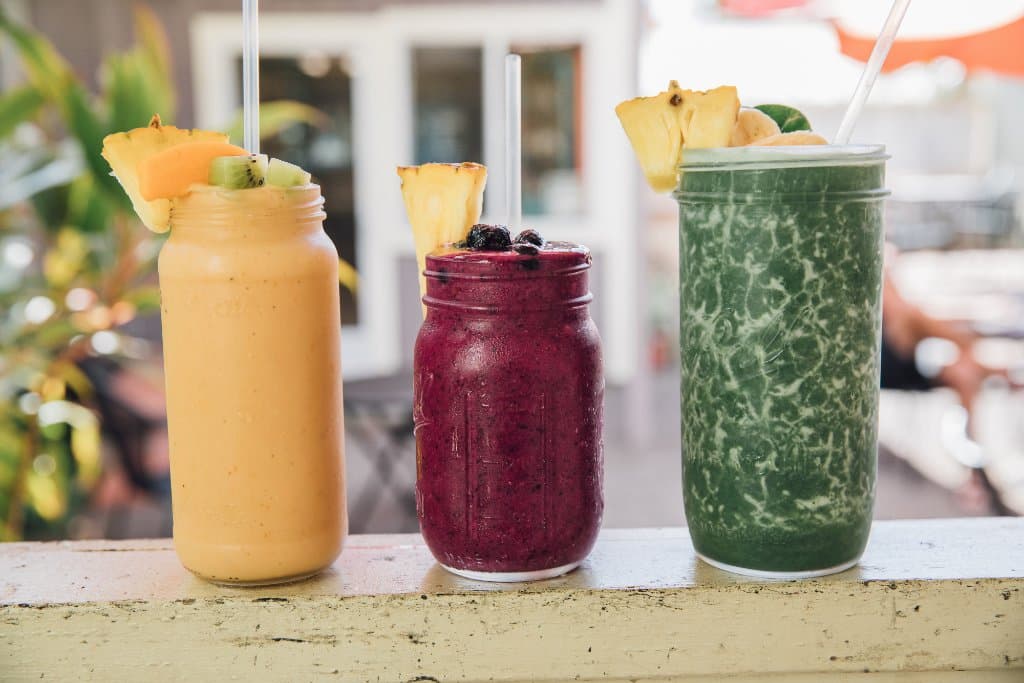Kauai fruit smoothies