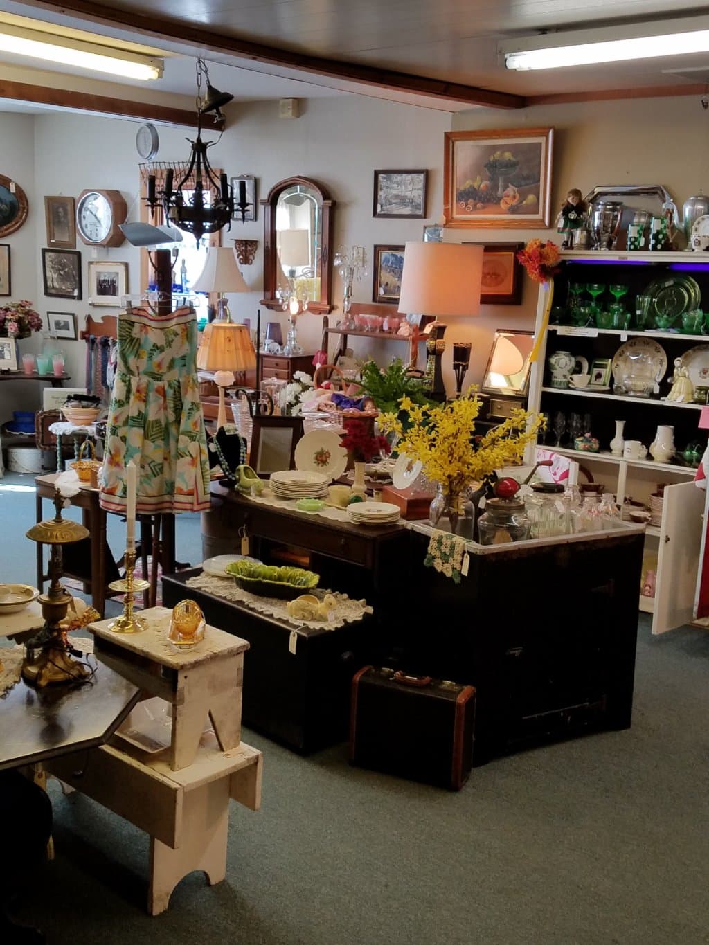 A variety of items available, old and classic.