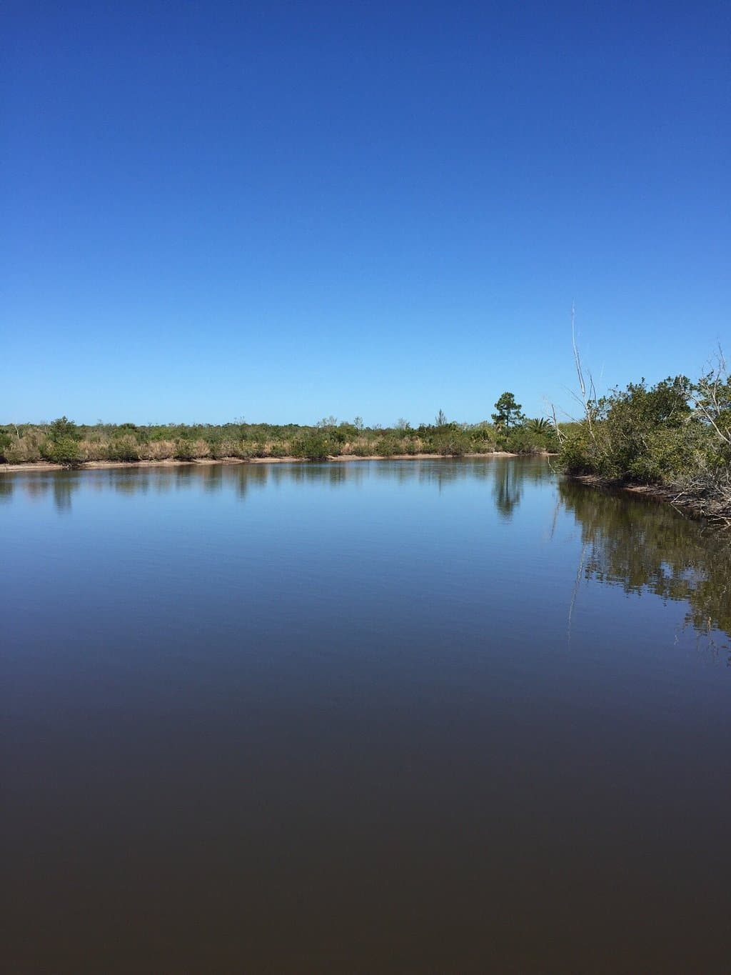 What a lovely, simple park. A small boat ramp, beautiful water, & several walking trails. Easy p