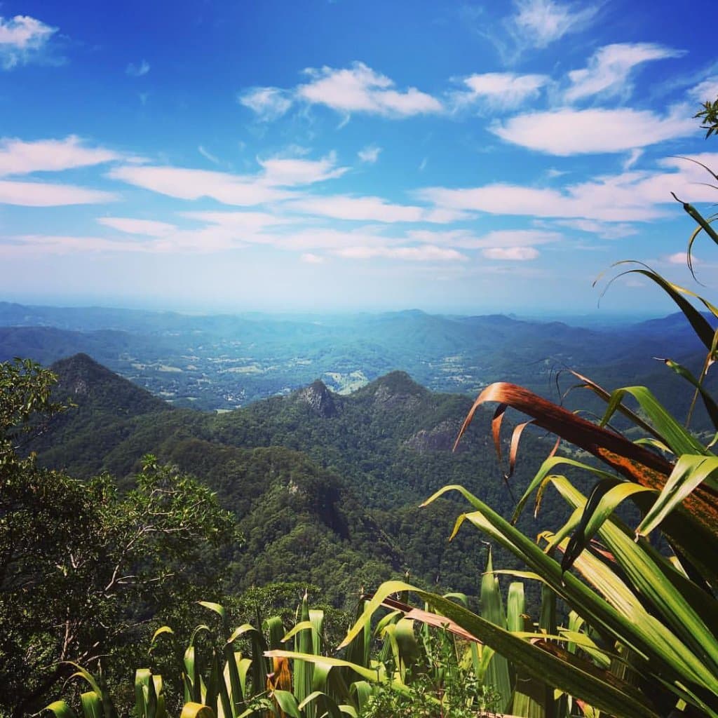 About 3/4 of the way up at a lookout