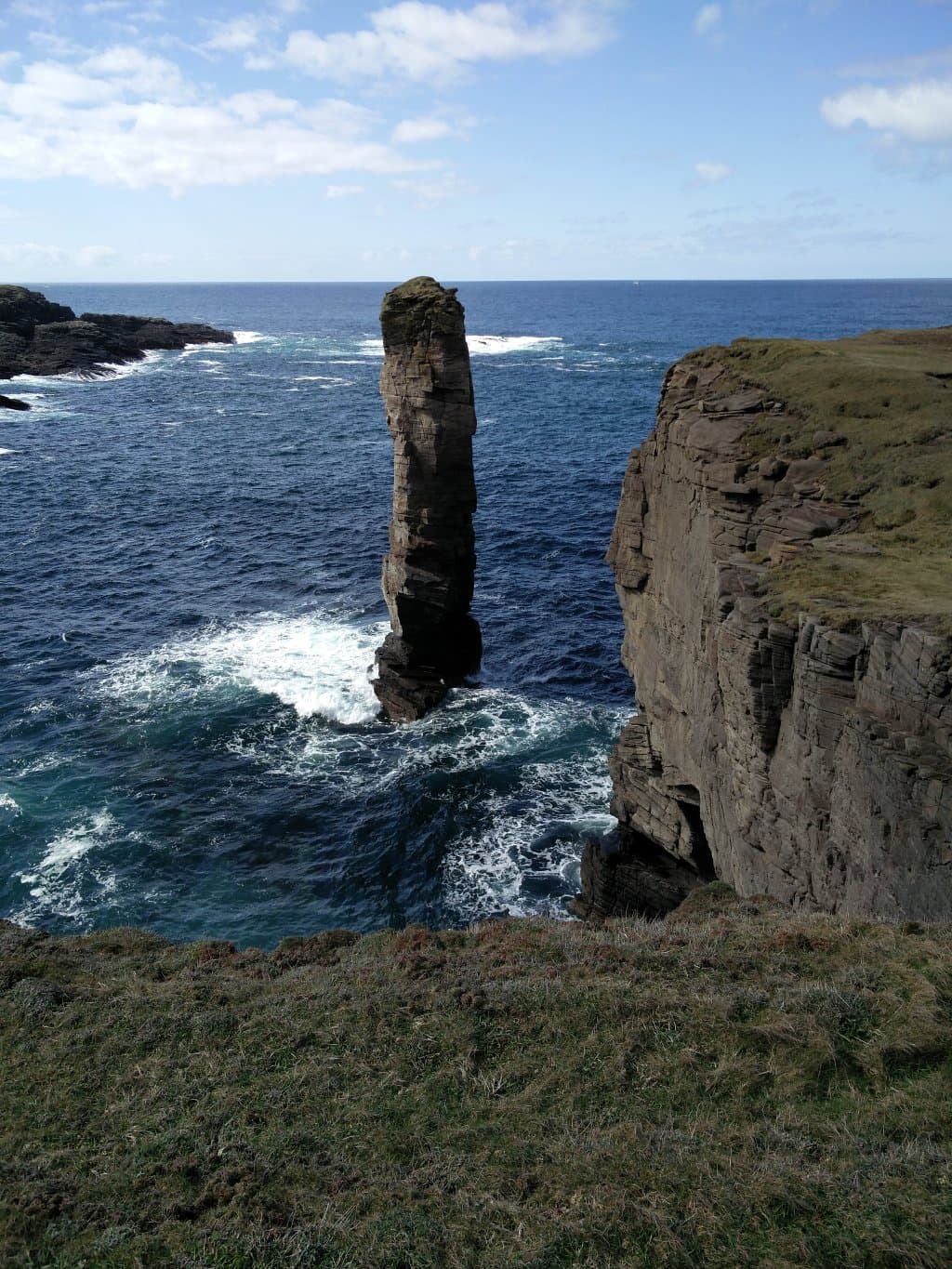 View of Yesnaby castle