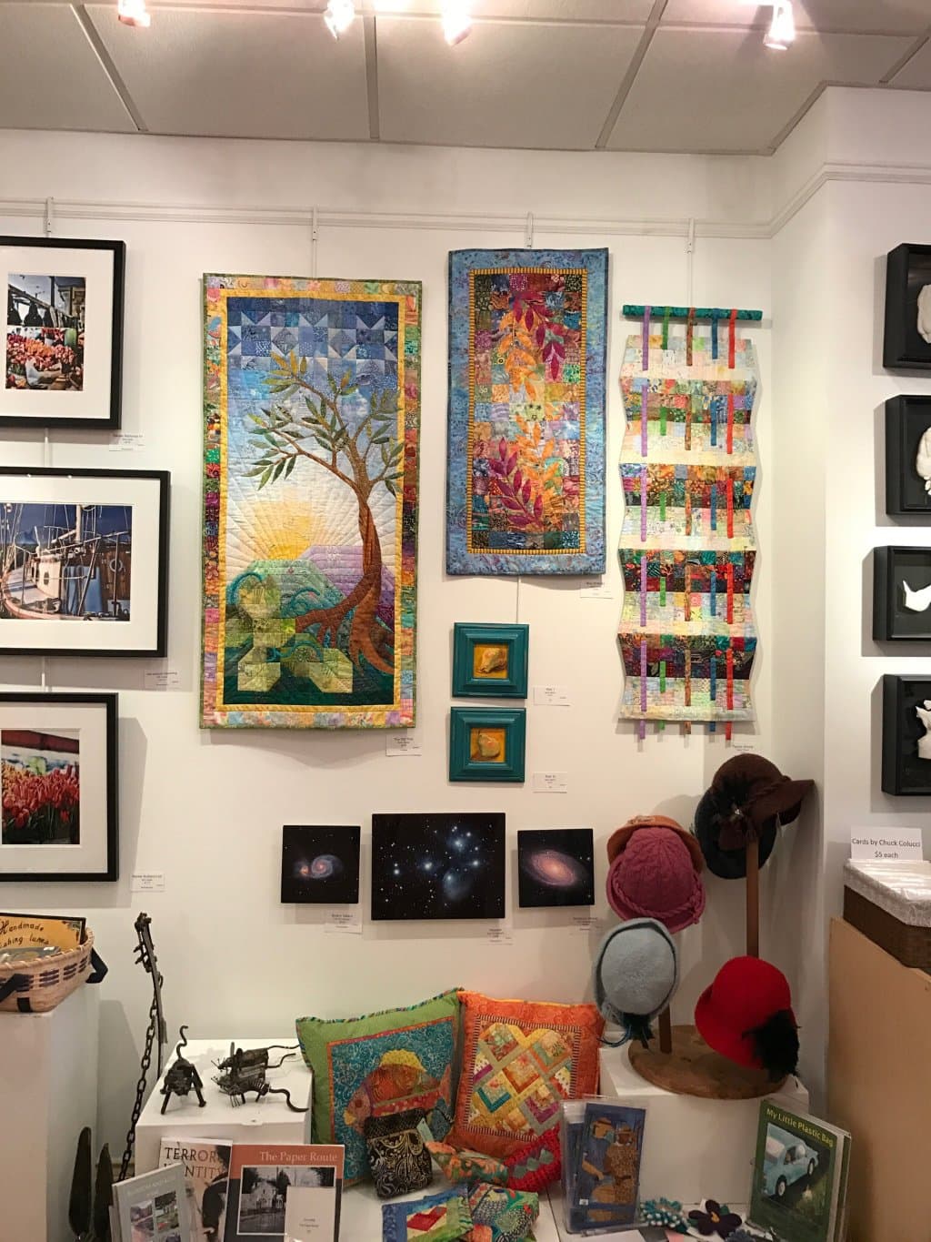 Beautifully displayed works of art and great interior architecture.