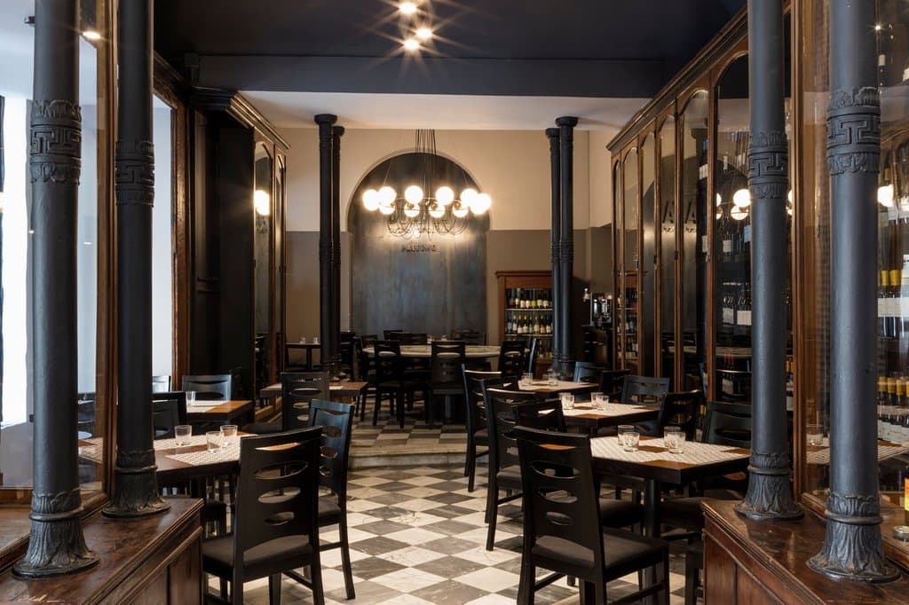 l'affascinante sede del Buatta Cucina Popolana