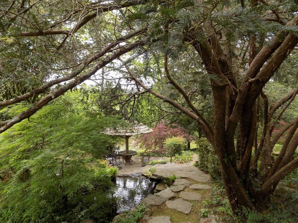 Entrance to Japanese Garden.