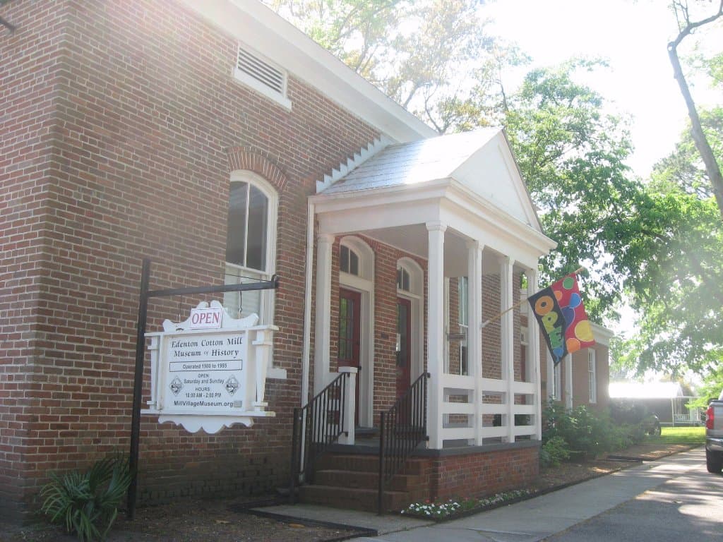 front of museum