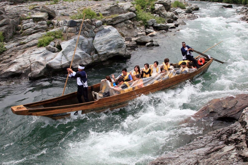 長瀞　ライン下り