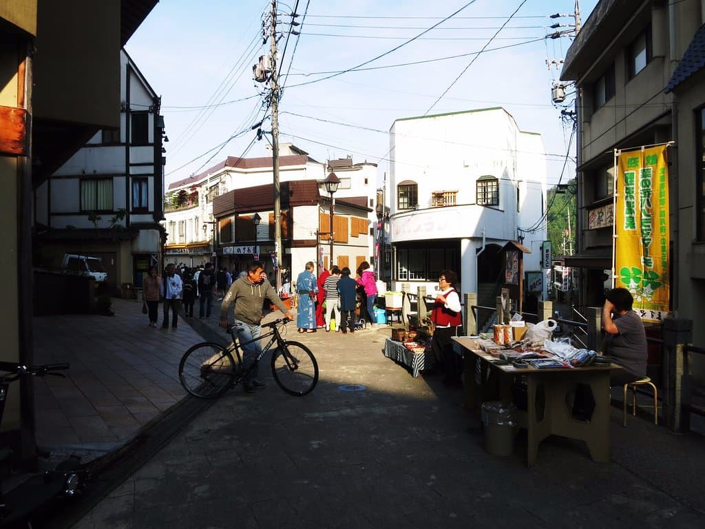 朝市の端っこ
