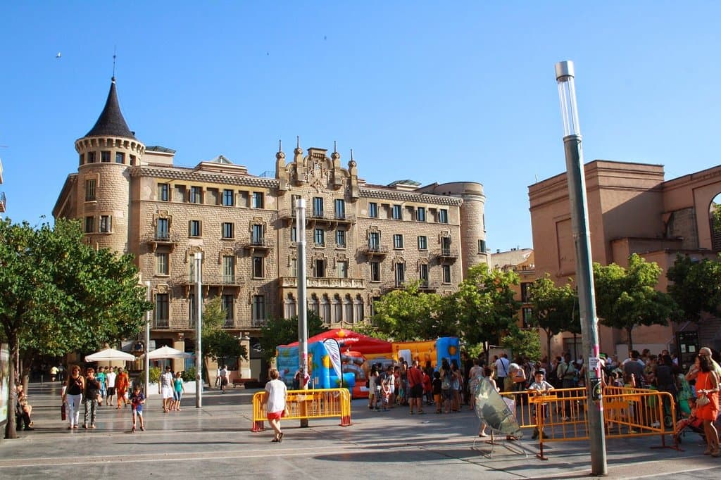 Vista de la fachada.