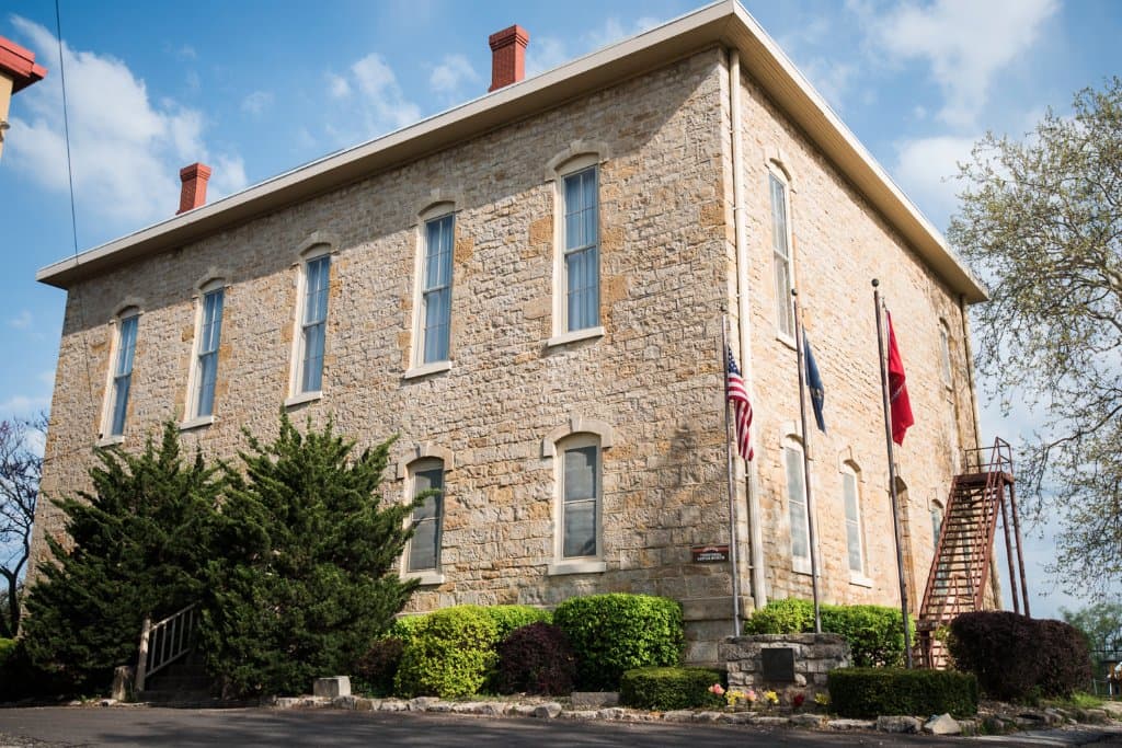 The Territorial Capital Museum in Lecompton, Kansas.  