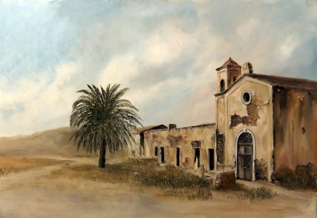 Cortijo del Fraile by Artist Waldi Wrobel at the Museum of Art in Almería © Robert Bovington