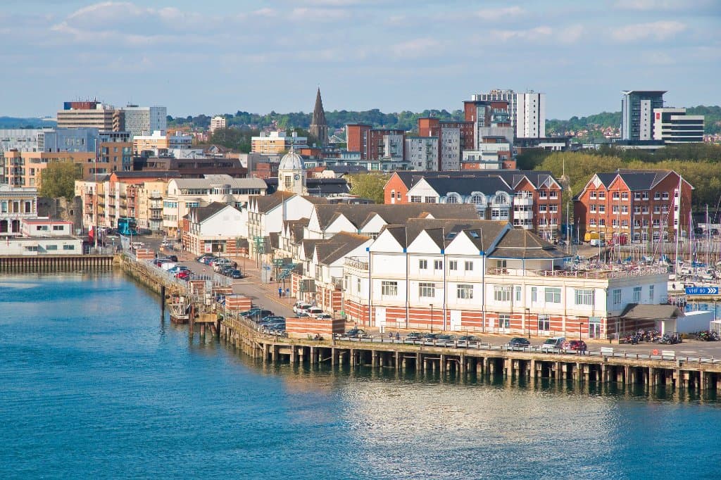 Town Quay view from the Solent