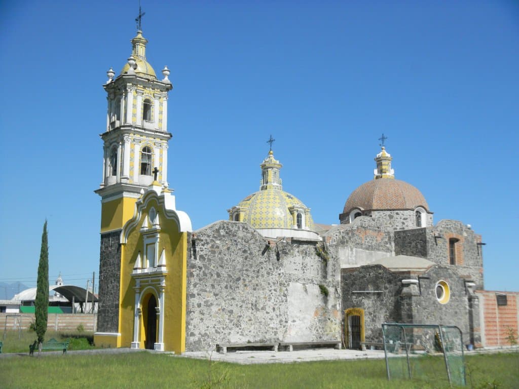 Chiesa di Tlaxcalancingo, San Pedro Cholula, Messico