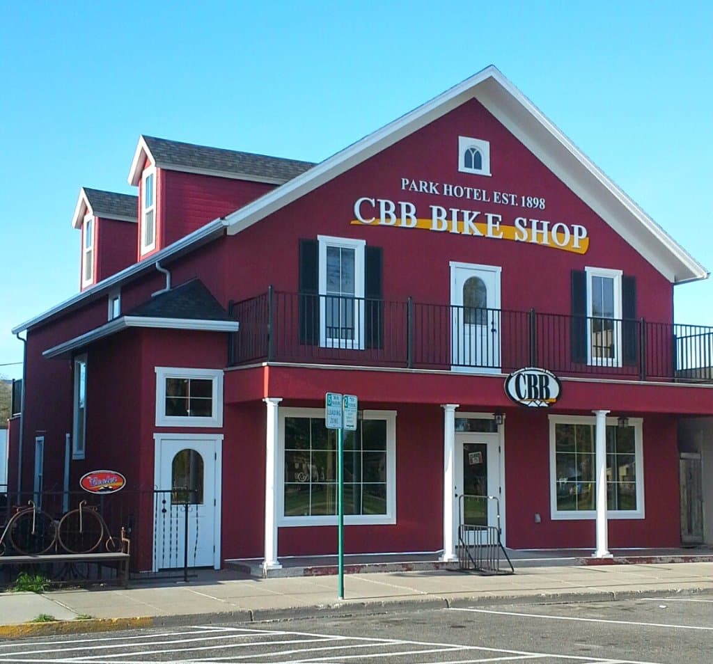 2017 CBB Bike Shop  Renovated from the old circa 1898 Park Hotel