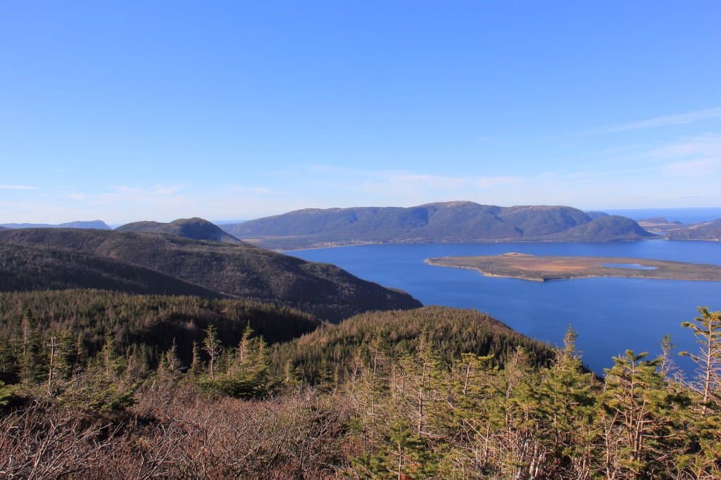 The view of Governors Island from Blow me Down
