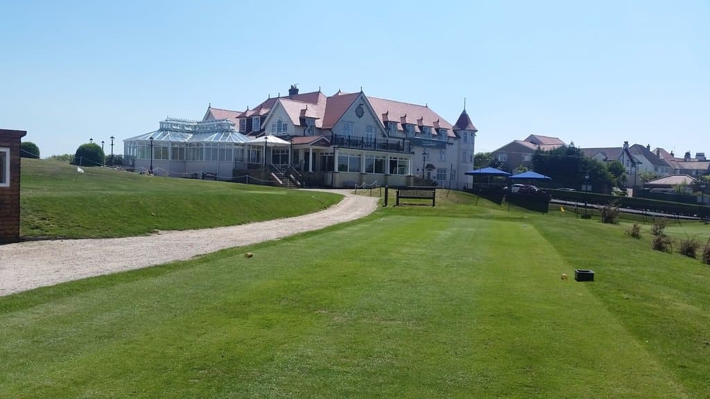 Clubhouse from 1st Tee