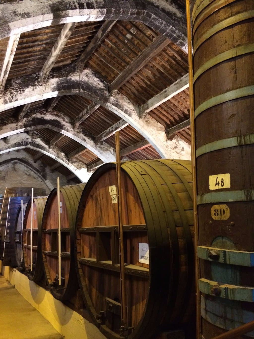 Visite des caves