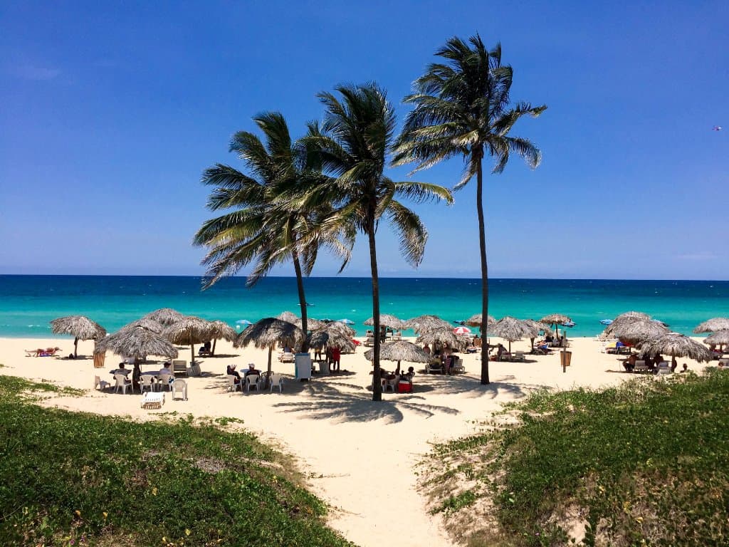 The beach