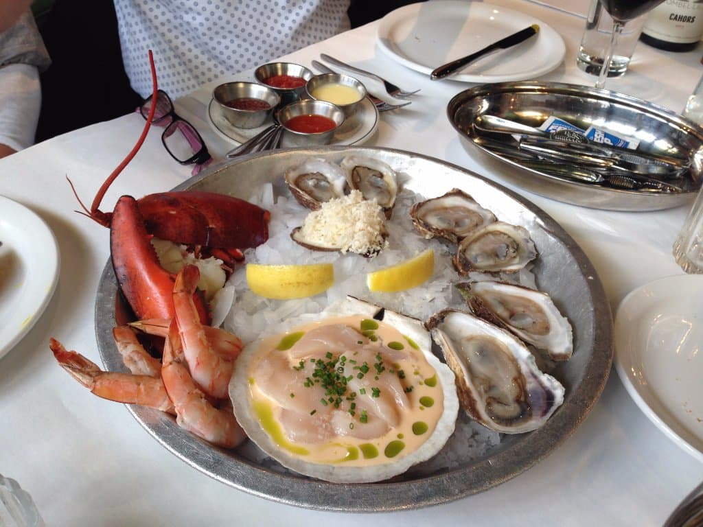 seafood plate