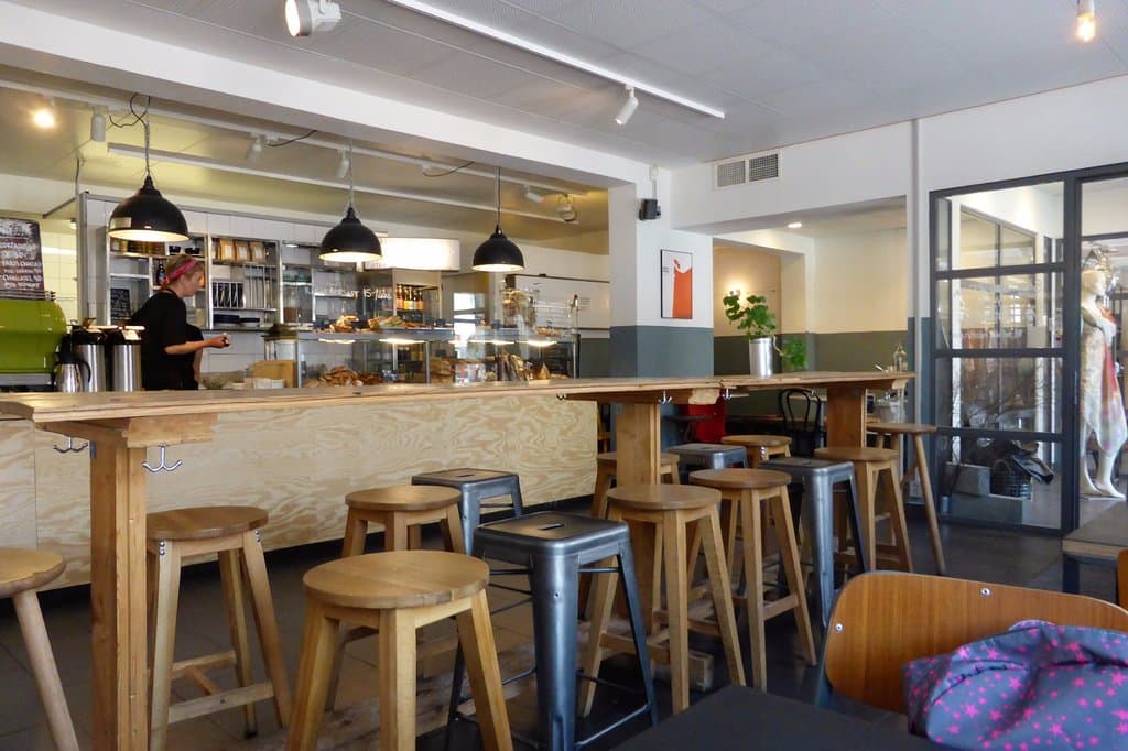 Seating and counter area