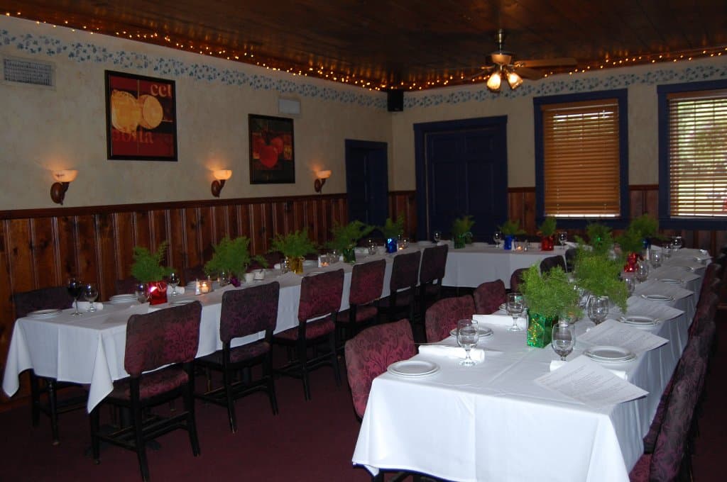 Set up for a larger party