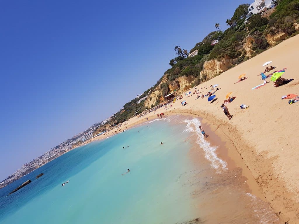 Praia dos Alemães from the Eastern end
