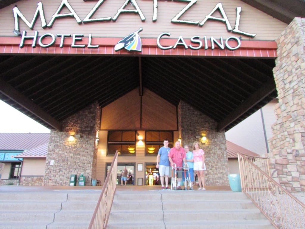 Taken on our last day trhere. This is a view from the front entrance to the casino/hotel.