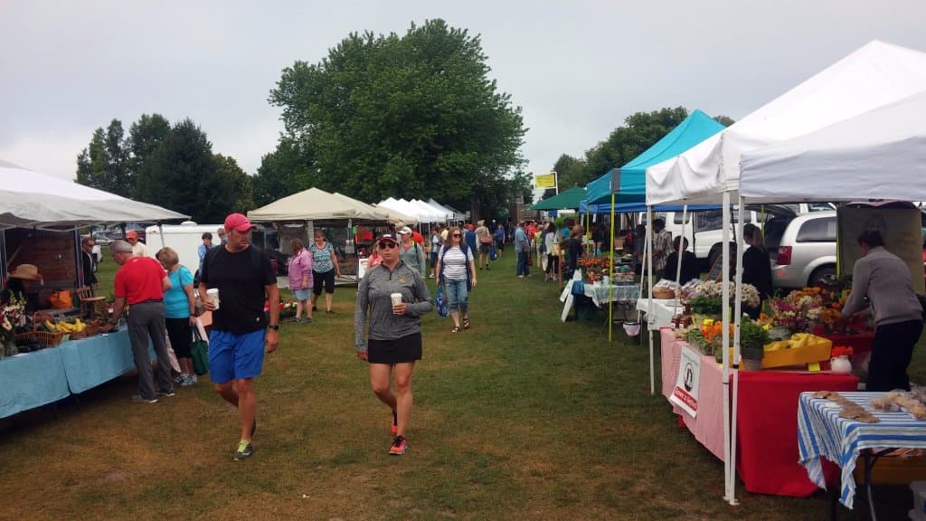 Boyne City Farmer's Market. This only shows about 1/3 of the area.