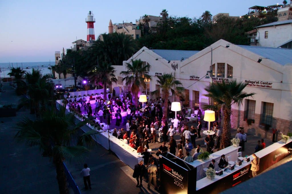 The NaLaga'at Center in Jaffa port