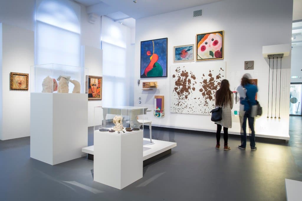 Admire art and design from all centuries, displayed together in our beautiful  museum rooms