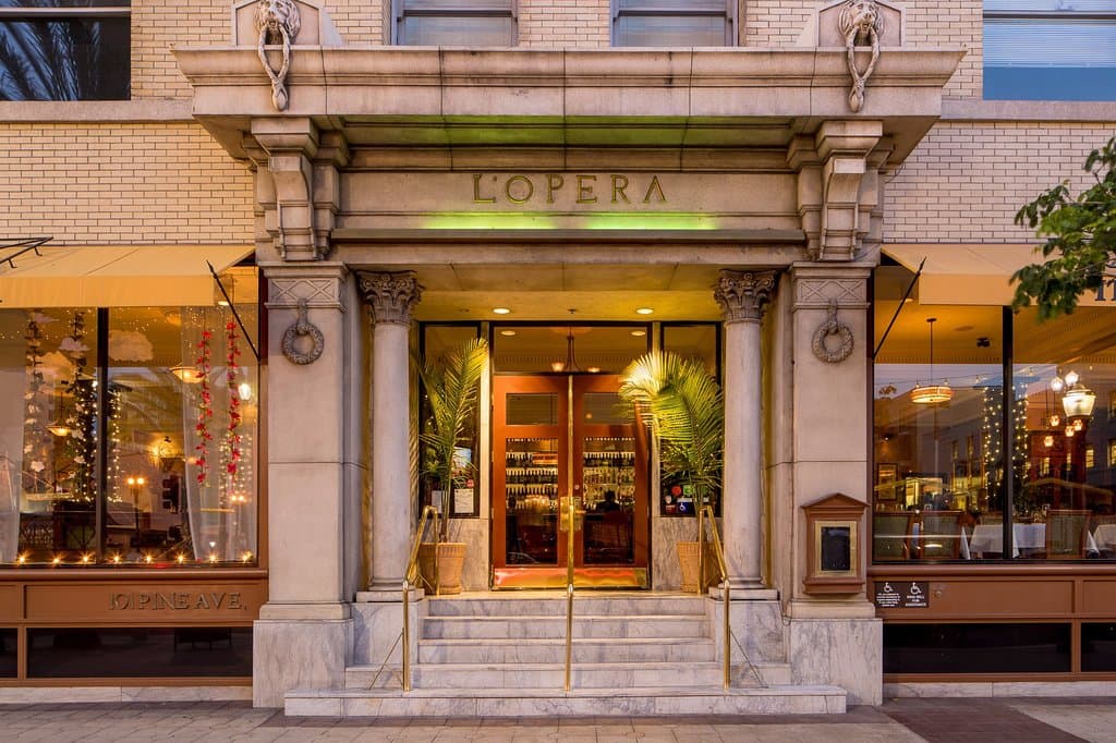 L'Opera Main Entrance early evening