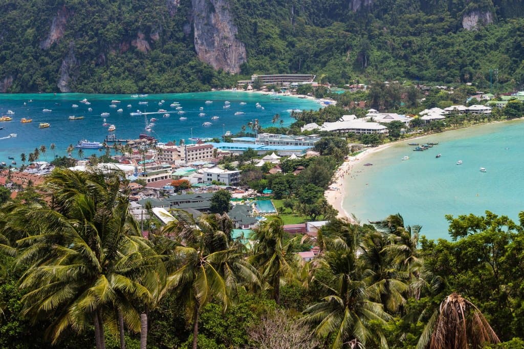 Monkey Beach Phi Phi Islands Thailand