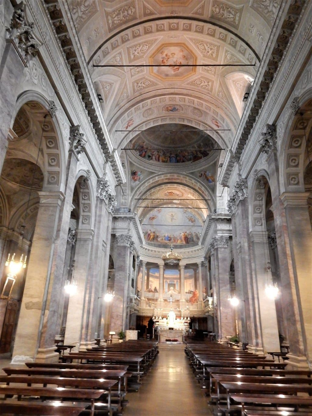 Beautiful interior with Frescos