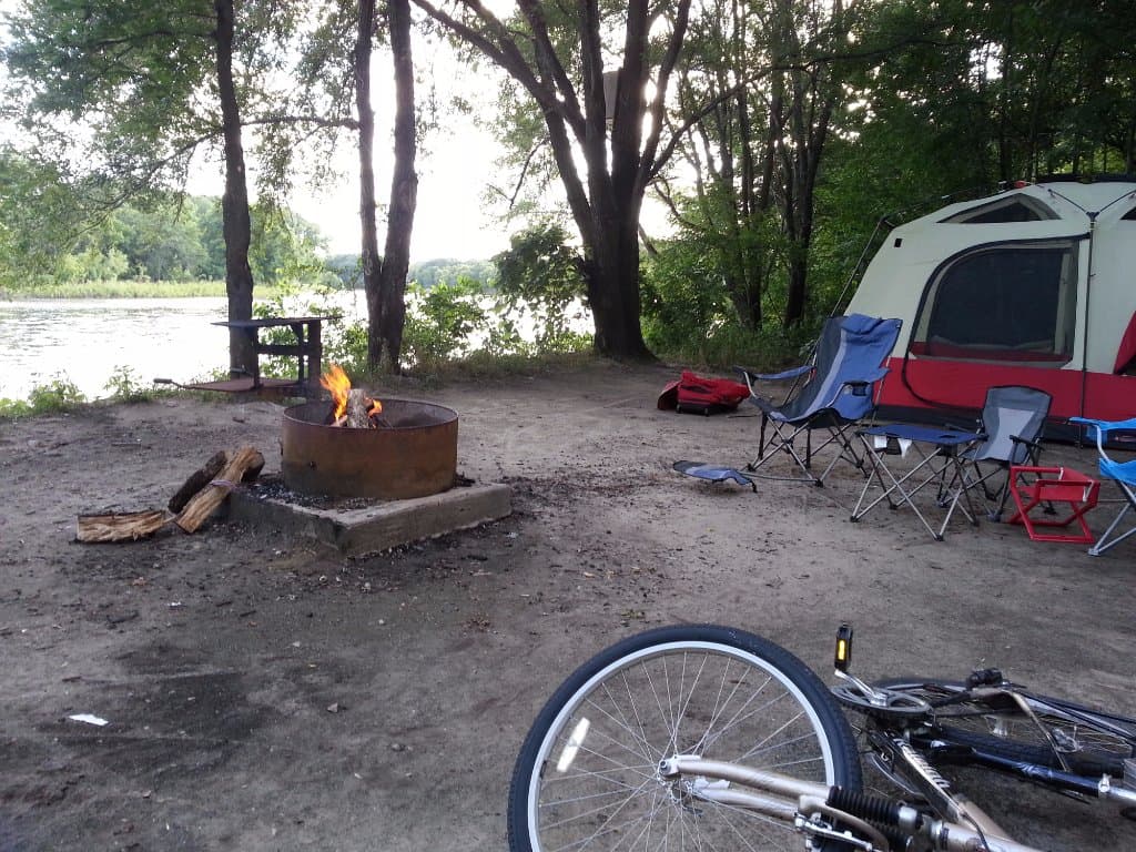 river front camping