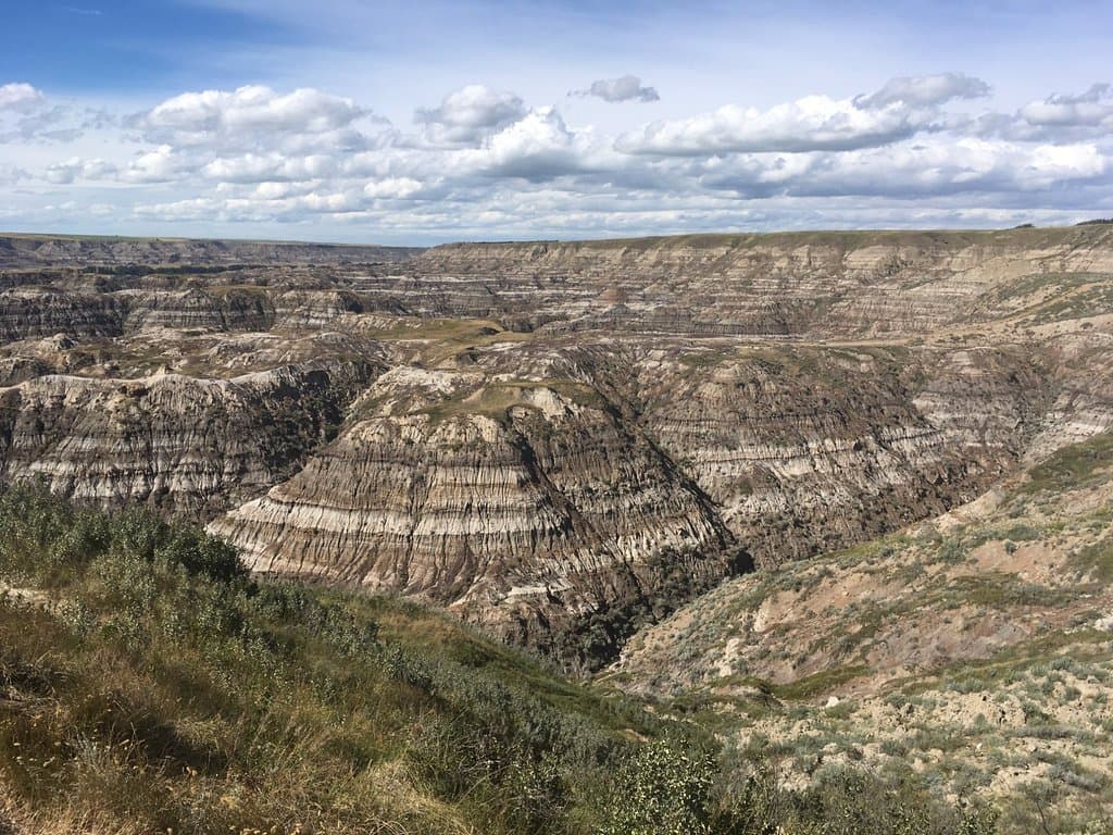 Looking north from the top of the canyon