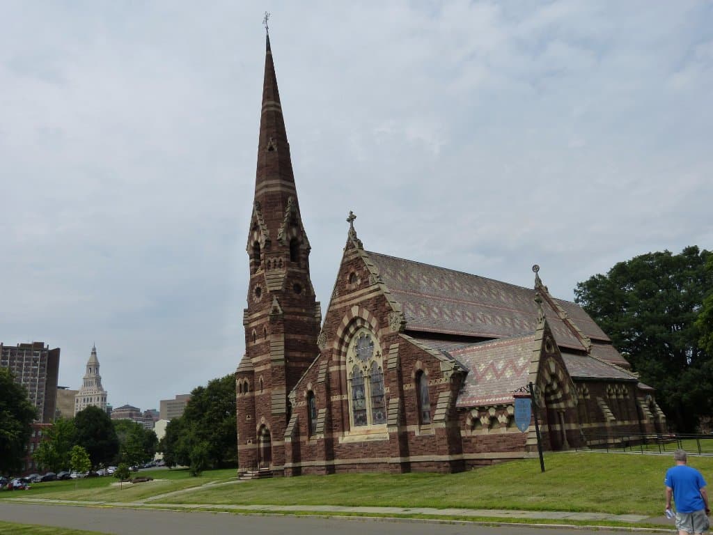 View of church