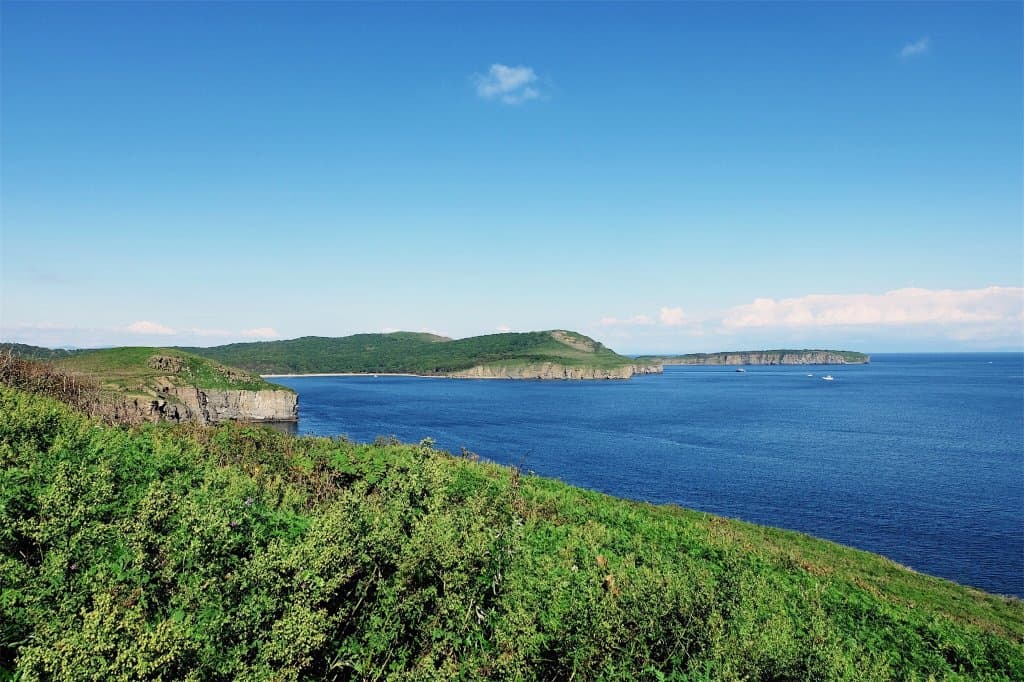 Мыс Тобизина - самый южный мыс острова Русский. Живописная природа, море, пешие прогулки