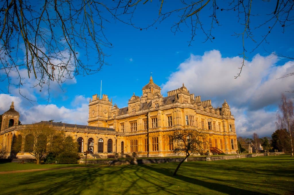 Beautiful view of the house from the Chapel
