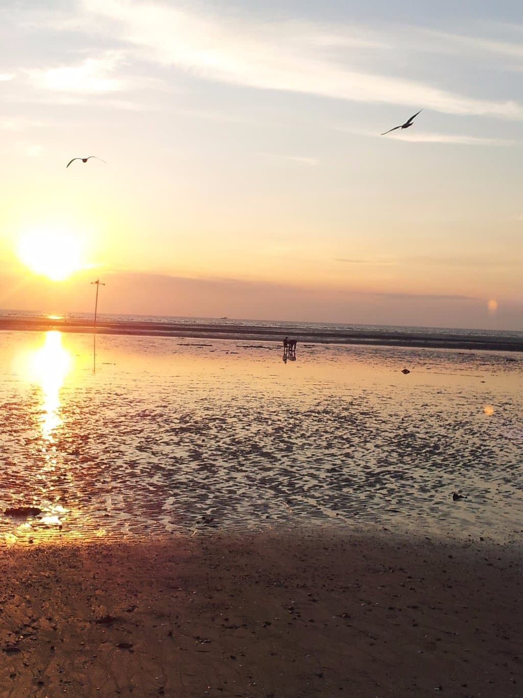 하나개해수욕장의 일몰