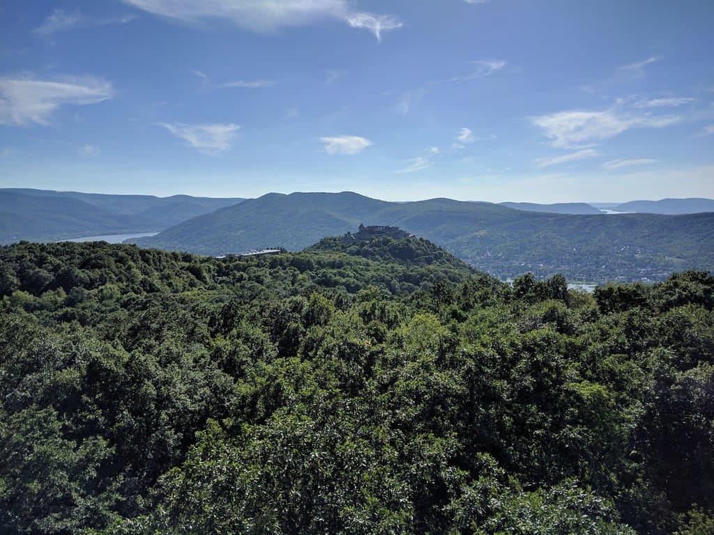 View to West, Visegrád Castle