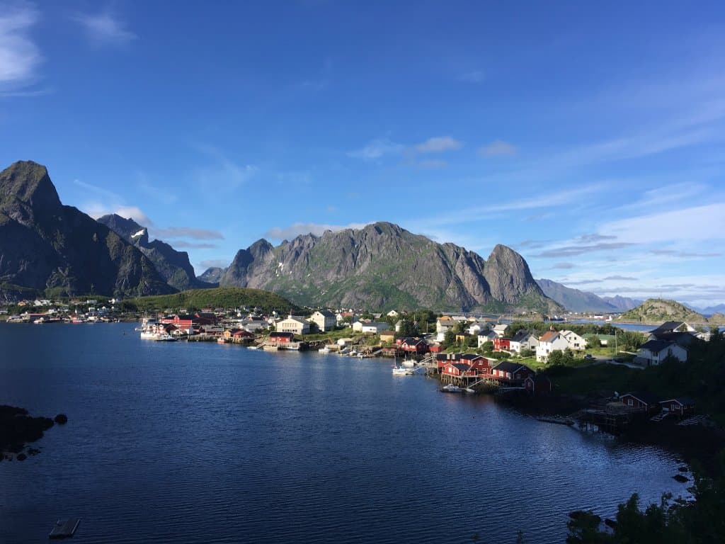 Village in Lofoten Islands