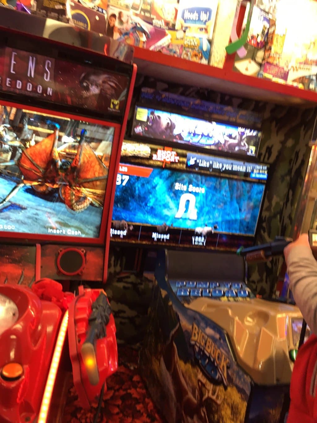 Big buck hunter HD not as good as the old one. The original one.