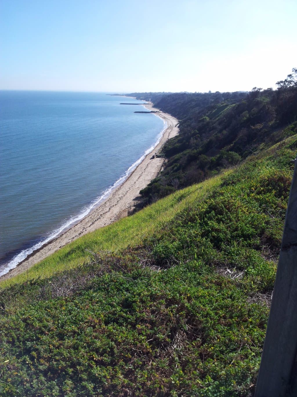 From atop the Bluff