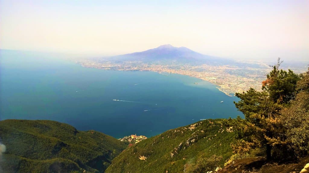 vue sur le Vesuve