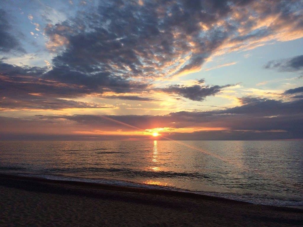 Sunset at 12 mile beach