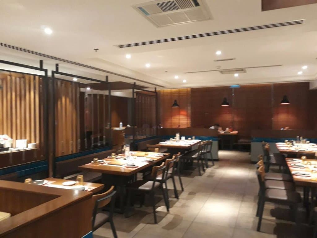 Inside the resturant